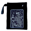 Sale eReader Pouch - Coffee with a Skeleton